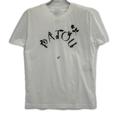 パトゥ JE0889999001W ホワイト オーガニックコットン製フローラルパトゥカーブロゴTシャツ XS