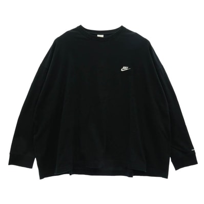 NIKE ナイキ Tシャツ DR0097-010 ×PEACEMINUSONE LS Tee ピースマイナスワン バッグデイジー プリント クルーネック 長袖 カットソー Tシャツ ブラック系 XL【中古】