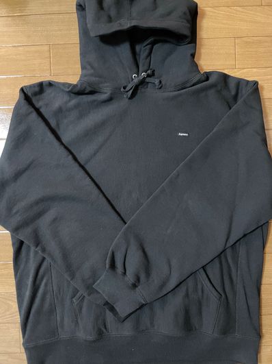 Supreme Small Box Hooded Sweatshirt "Black" (22SS)