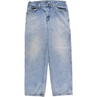 古着 ディッキーズ Dickies デニムペインターパンツ メンズw32相当/eaa562258