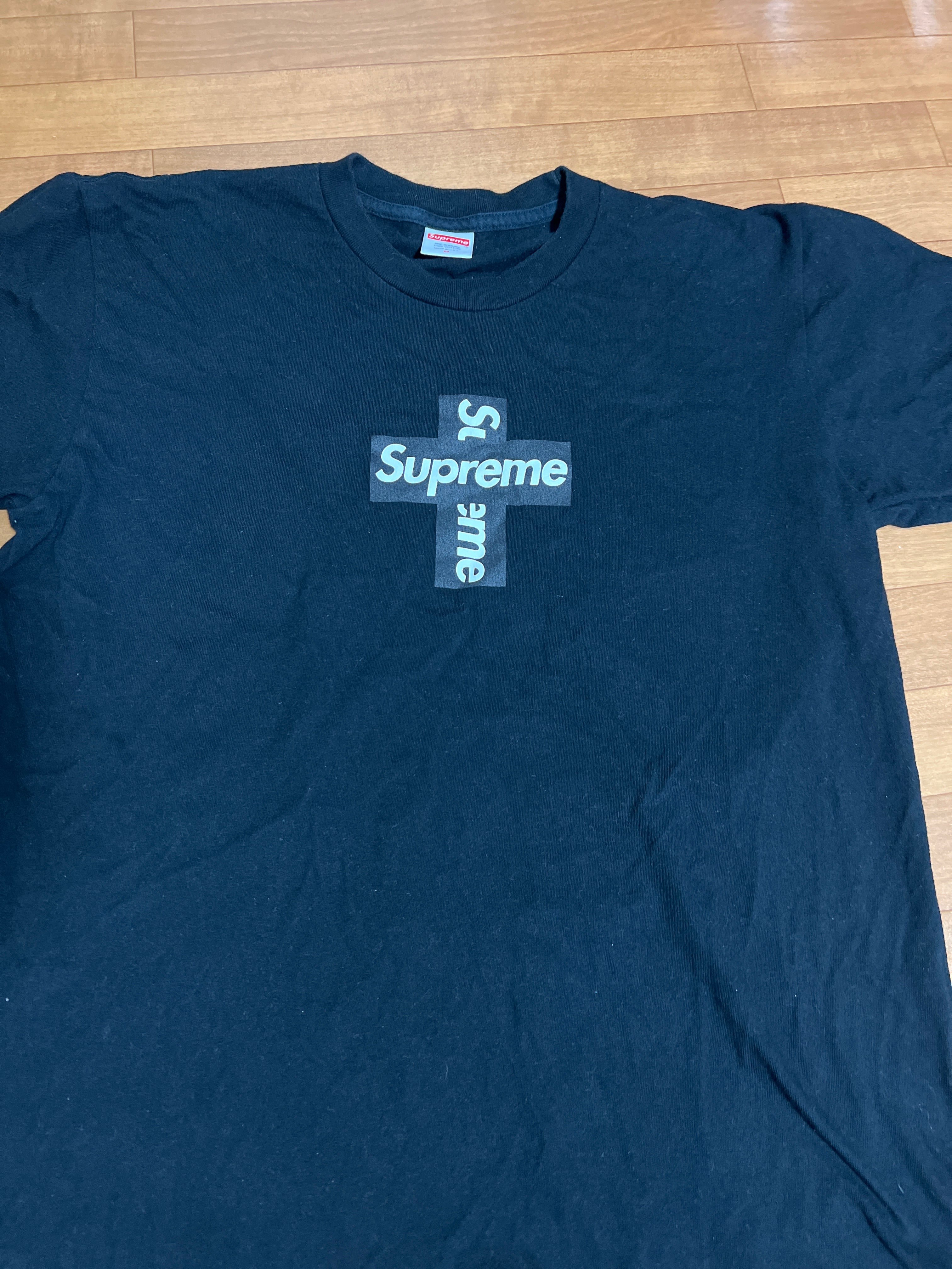 Supreme Cross Box Logo Tee "Black"