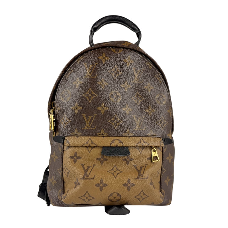 ルイ ヴィトン LOUIS VUITTON リュック モノグラム リバース パームスプリングスPM モノグラムキャンバス ブラウン ゴールド レディース M44870【中古】 z7795