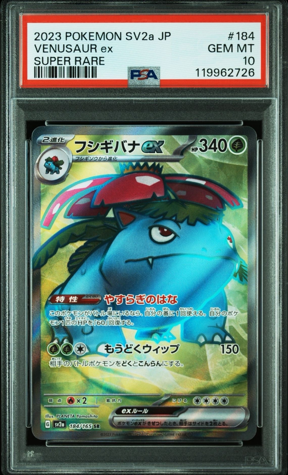 フシギバナ SR[SV2a 184/165](強化拡張パック「ポケモンカード151」)