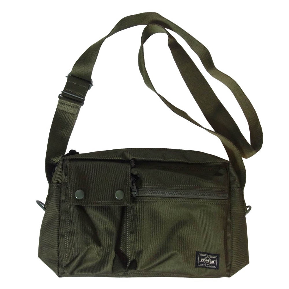 PORTER ポーター 784-05464 UNIT SHOULDER BAG ユニット ショルダーバッグ グリーン系 ダークオリーブ系【中古】