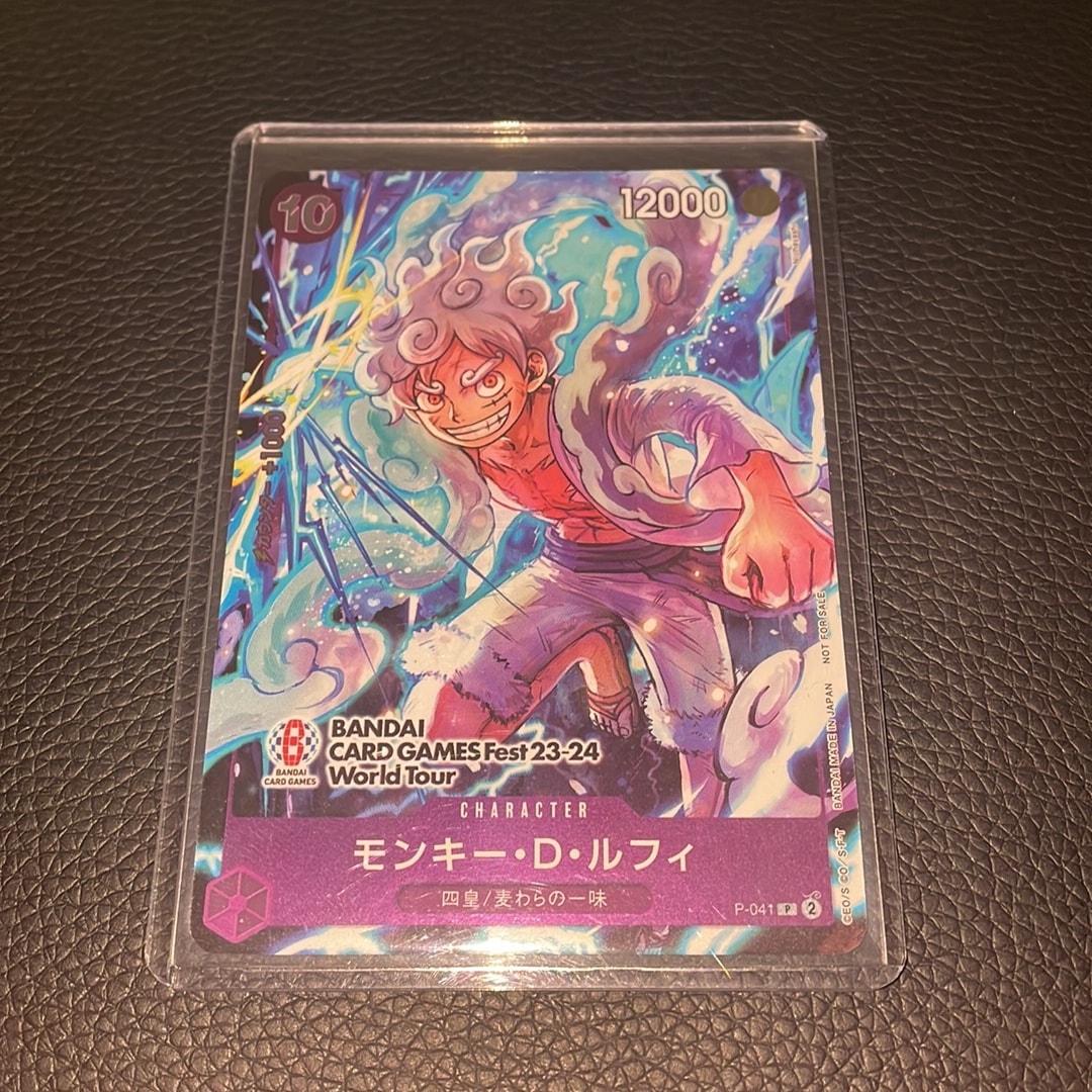 モンキー・D・ルフィ P [P-041] (BANDAI CARD GAMES Fest23-24 World Tour)