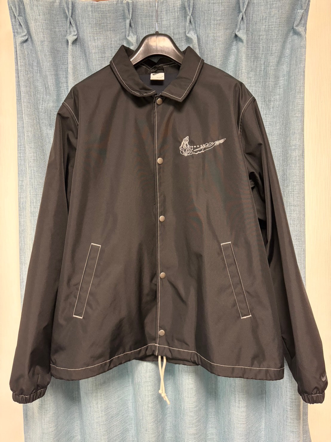 Nike Día De Muertos Coach Jacket "Black"