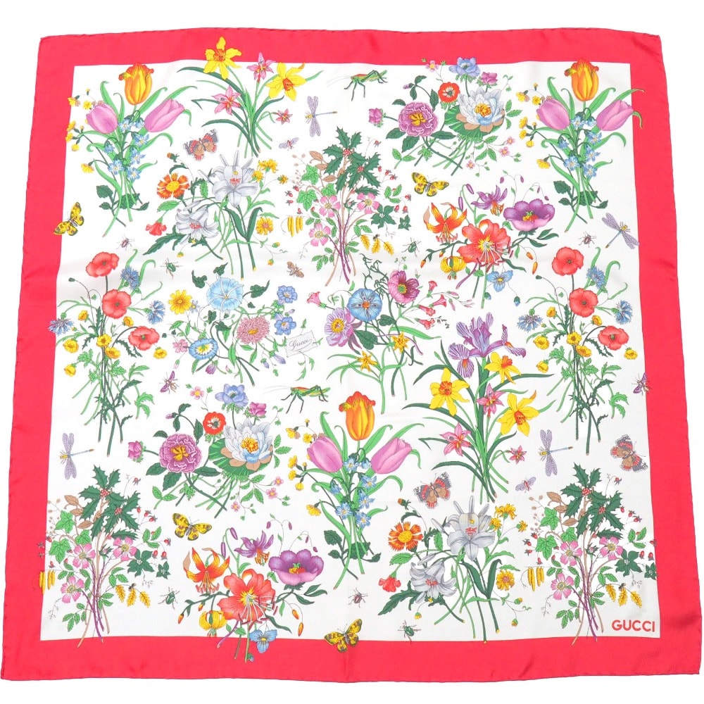 A (未使用に近い)】□美品□GUCCI グッチ ヴィンテージ フローラ