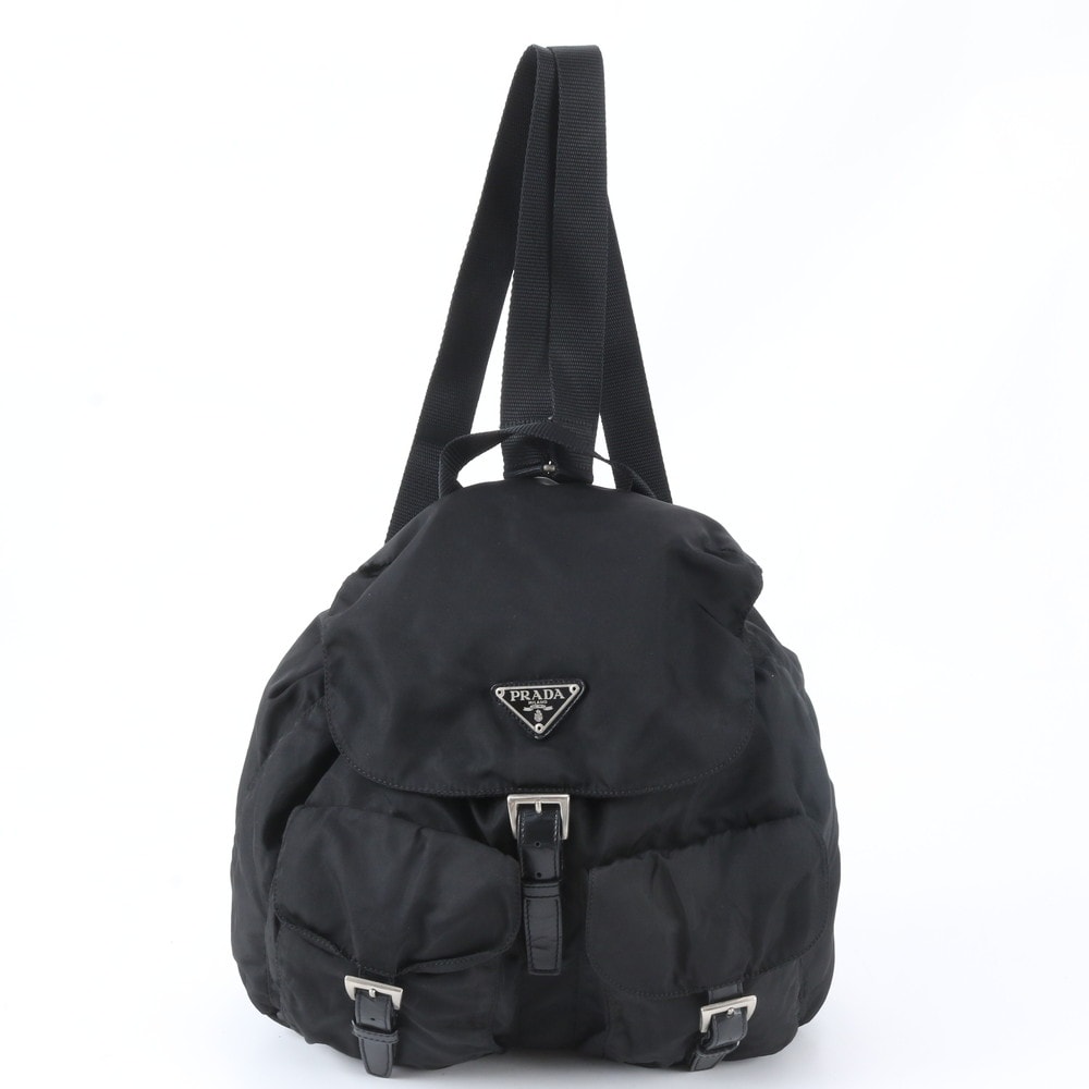 ■美品 プラダ テスート ナイロントライアングルロゴリュックサック