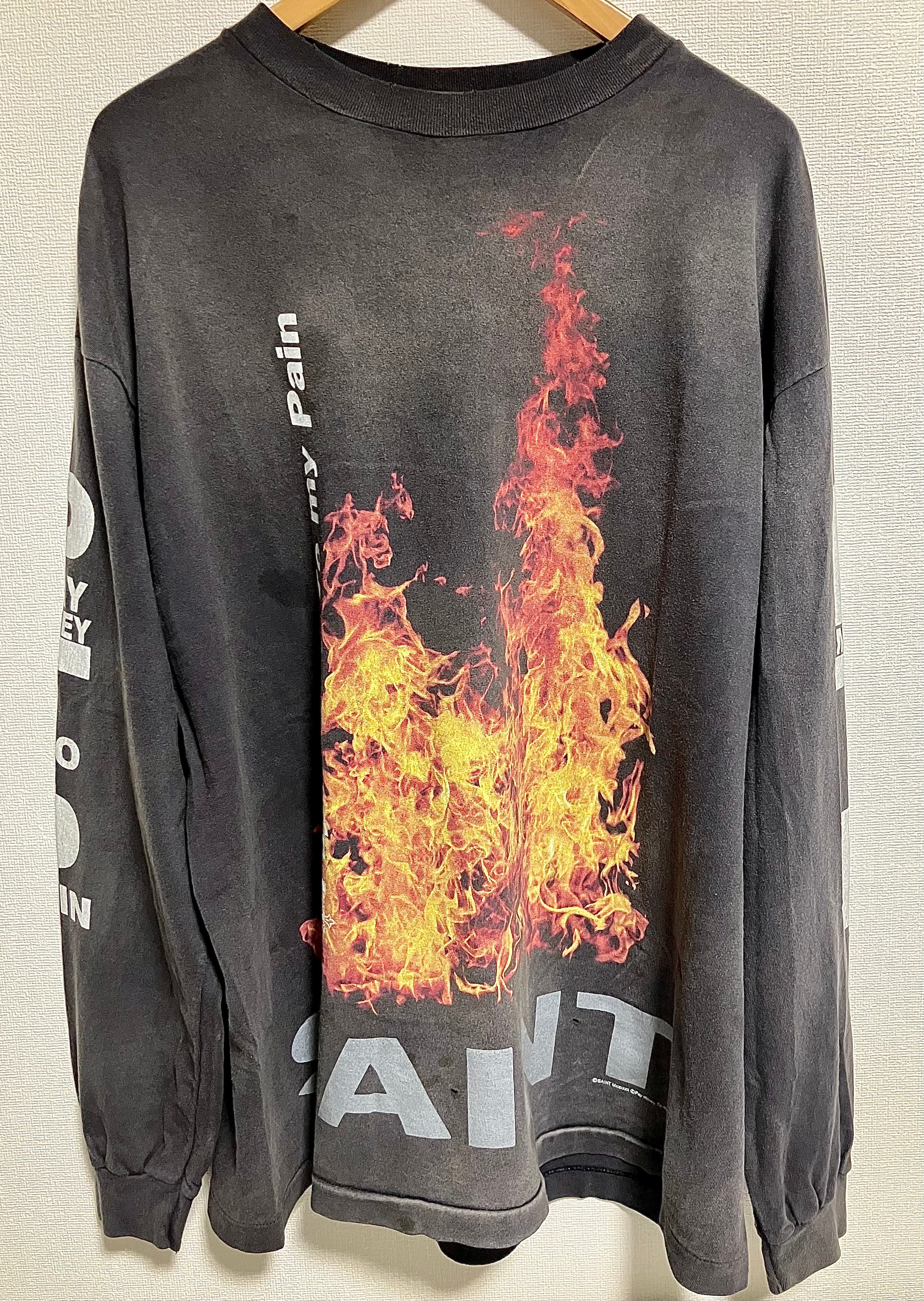 SAINT Mxxxxxx x Pay money To my Pain PTP_SS Tee / SR TO SS "Black"