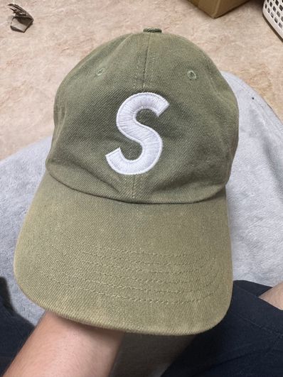 Supreme Kevlar Denim S Logo 6-Panel "Olive"
