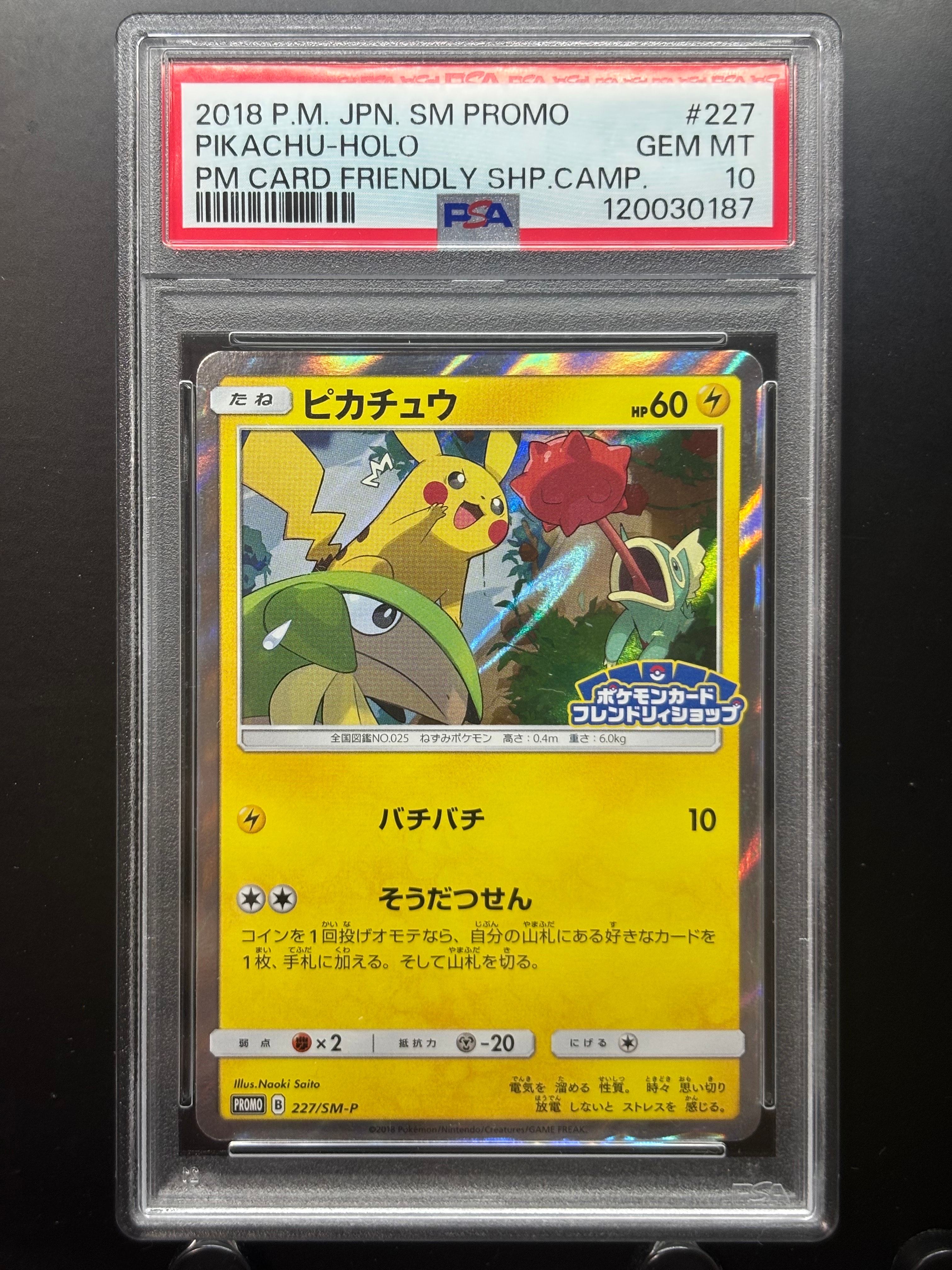 ピカチュウ P [SM-P 227](プロモーションカード「ポケモンカードフレンドリィショップ限定キャンペーン」)
