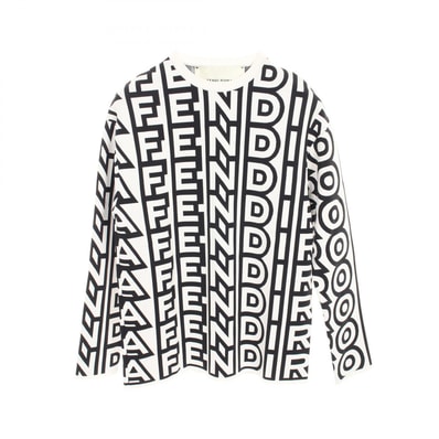 フェンディ FENDI FENDI × MARC JACOBS スウェット 衣料品 トップス レーヨン ナイロン メンズ ホワイト系 / ブラック系 【中古】