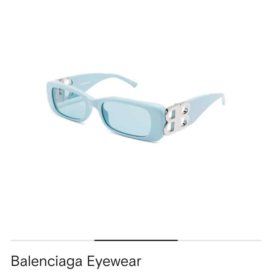 BALENCIAGA Dynasty Sunglasses Blue