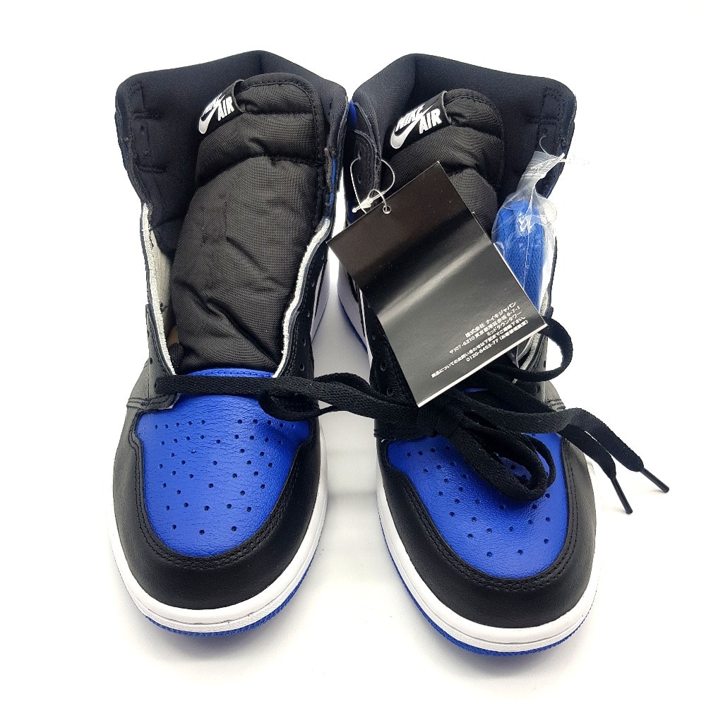 ナイキ NIKE エアジョーダン 1 555088-041 AIR JORDAN 1 RETRO HIGH OG ROYAL TOE スニーカー ブラック×ブルー×ホワイト 未使用