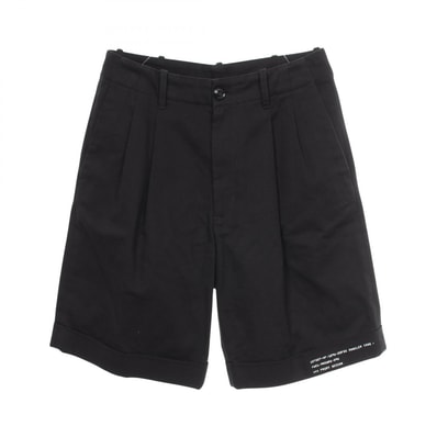 モンクレール MONCLER GENIUS 7 FRAGMENT HIROSHI FUJIWARA ショート パンツ 衣料品 ボトムス コットン メンズ ブラック系 2B00001 【中古】