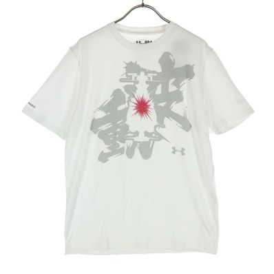 美品 UNDER ARMOUR アンダーアーマー 半袖 ルーズフィット Tシャツ S ホワイト