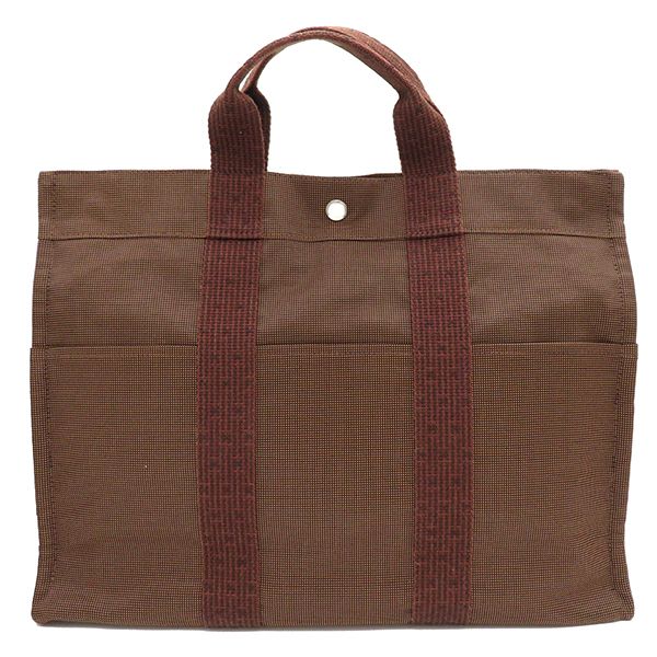 エルメス  トートバッグ  エールライントート MM    ブラウン