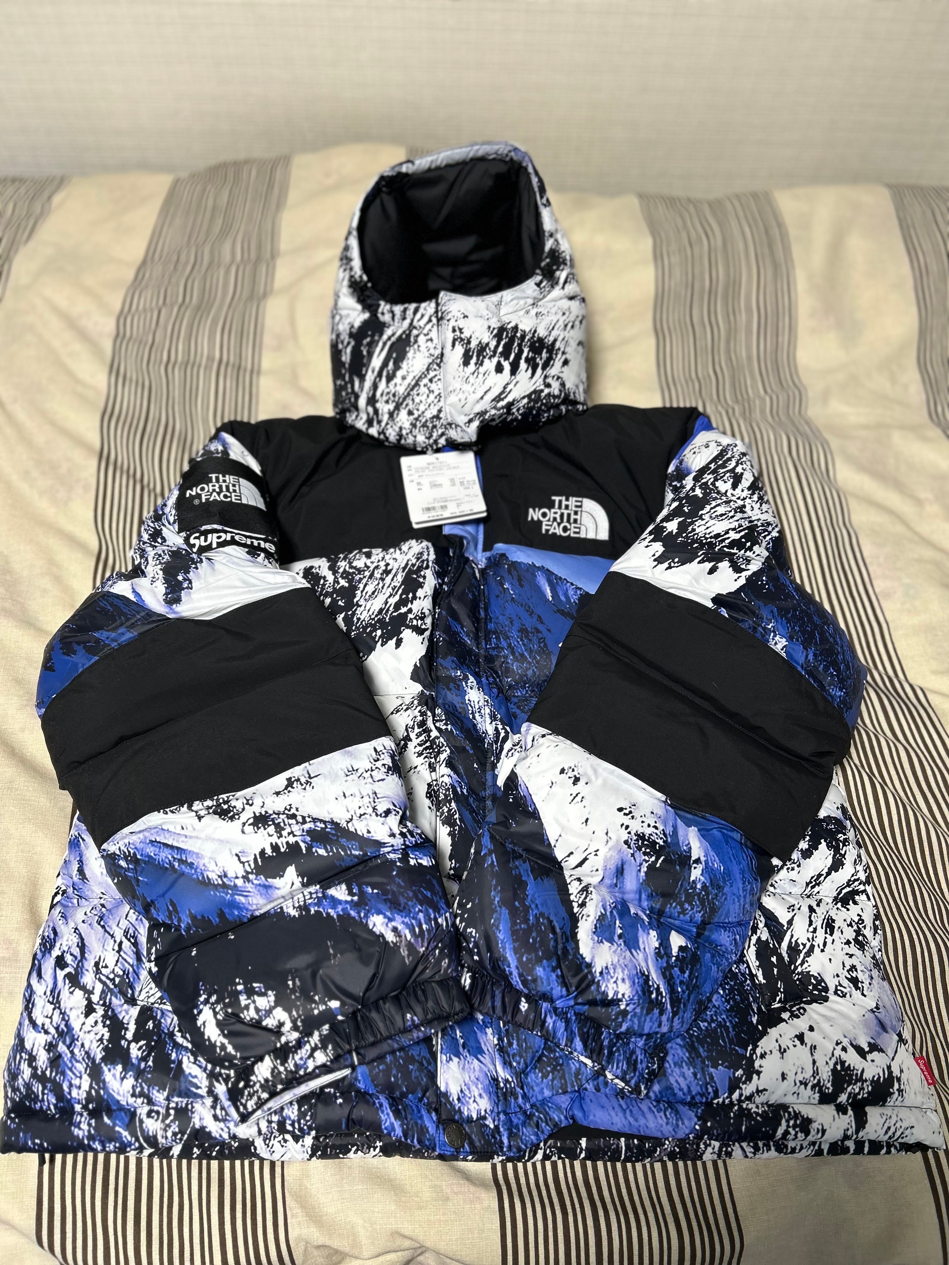 シュプリーム ザノースフェイス マウンテン バルトロ ジャケット "ブルー"