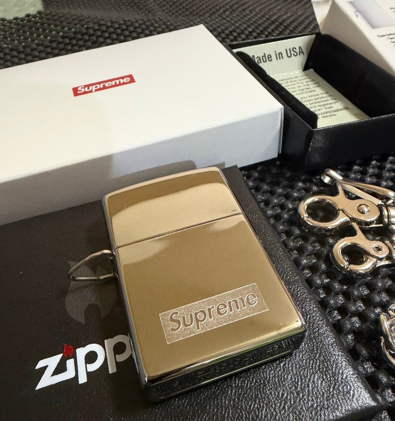 Supreme Chain Zippo "Silver"