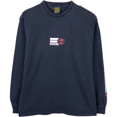 古着 90~00年代 ティンバーランド Timberland ロングTシャツ ロンT USA製 メンズXS相当 ヴィンテージ/eaa661977