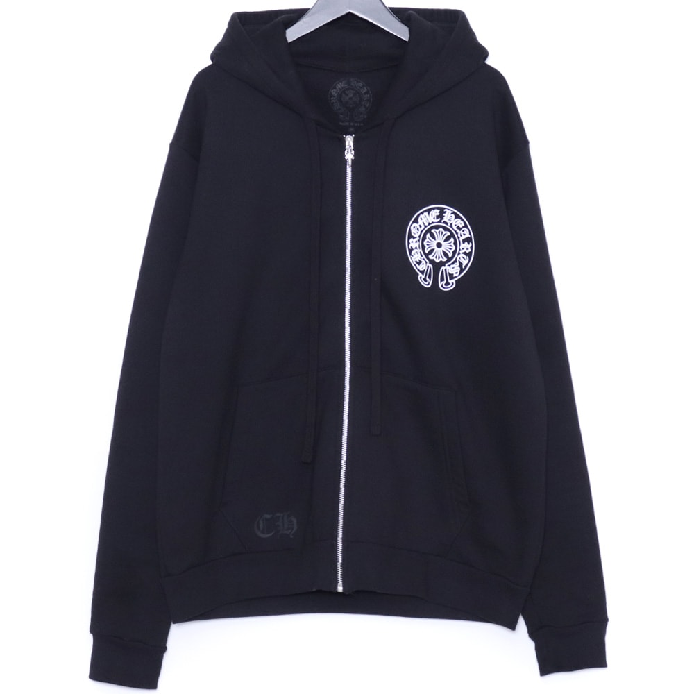 Chrome Hearts Horseshoe Zip Hoodie Tokyo Exclusive "Black"