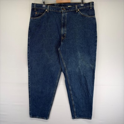 古着 90's/90年代 リーバイス Levi's USA製 デニム パンツ 560 バギー テーパード オレンジタブ ジーパン w42 L32 ブルー系 メンズ