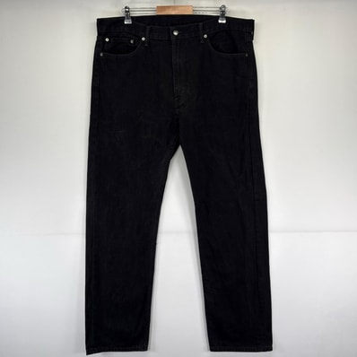 古着 リーバイス Levi's デニム パンツ Gパン 大きいサイズ ジーンズ 505 ジッパーフライ テーパード W40 L34 ブラック系 メンズ