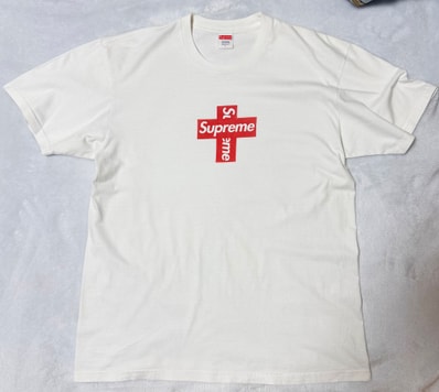 Supreme Cross Box Logo Tee "White"