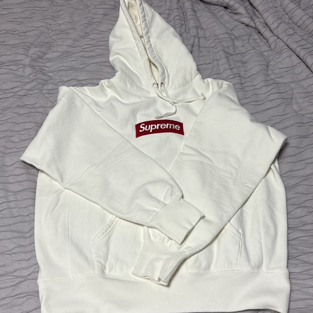 Supreme Box Logo Hooded Sweatshirt "White" (21FW)