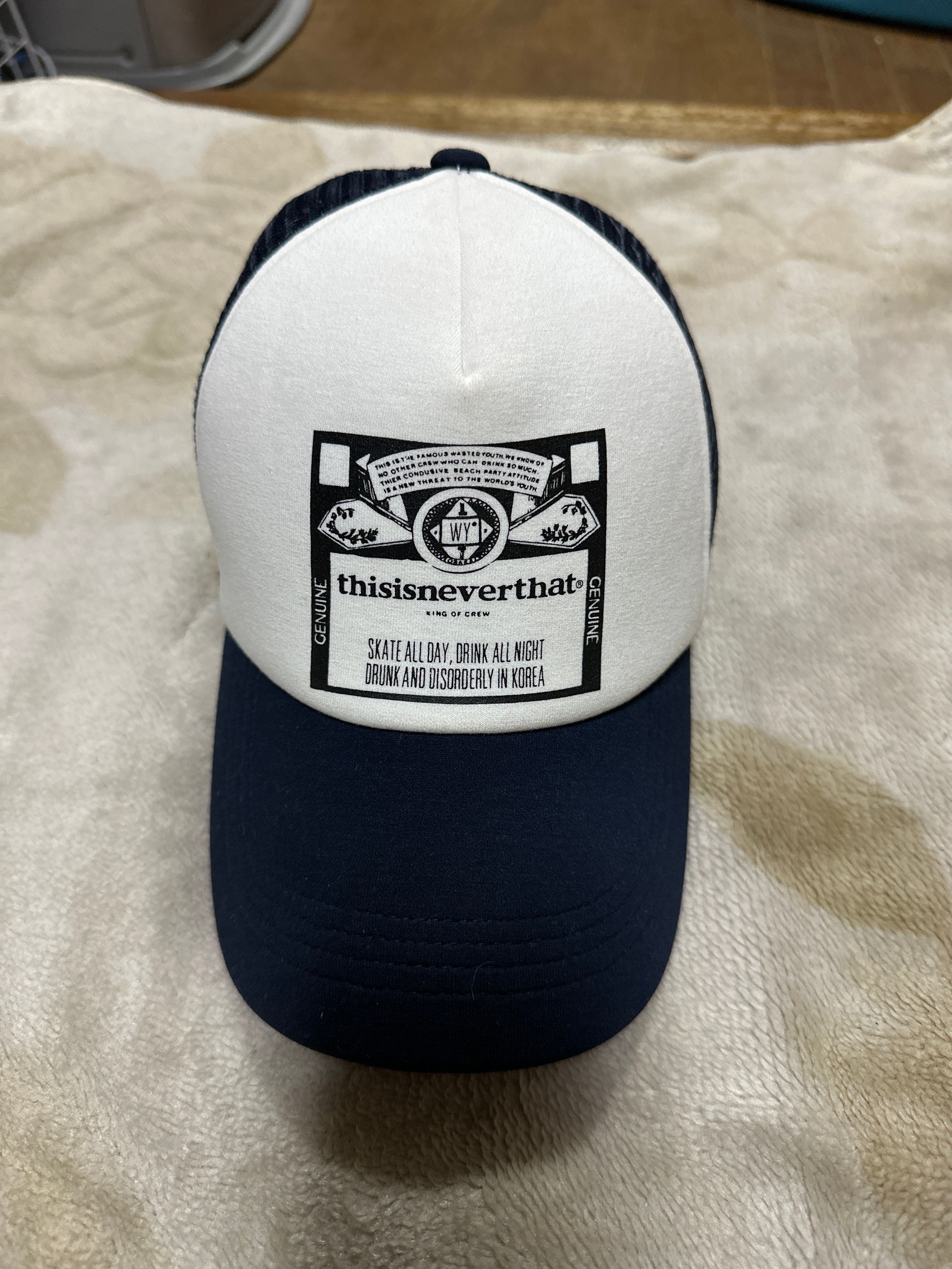 Wasted Youth x thisisneverthat MESH CAP "Navy" / VERDY