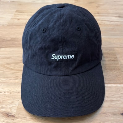 Supreme Brushed Cordura Small Box 6-Panel "Black"