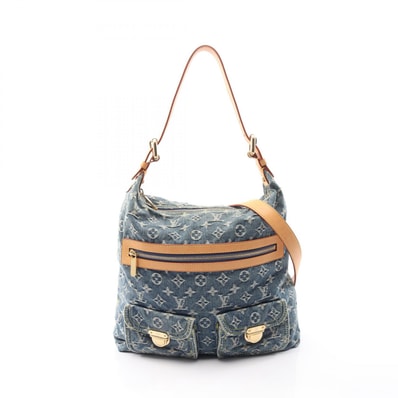 ルイ・ヴィトン LOUIS VUITTON バギーGM 2WAY ショルダーバッグ バッグ デニム レザー モノグラム・デニム レディース ブルー系 M95048 【中古】