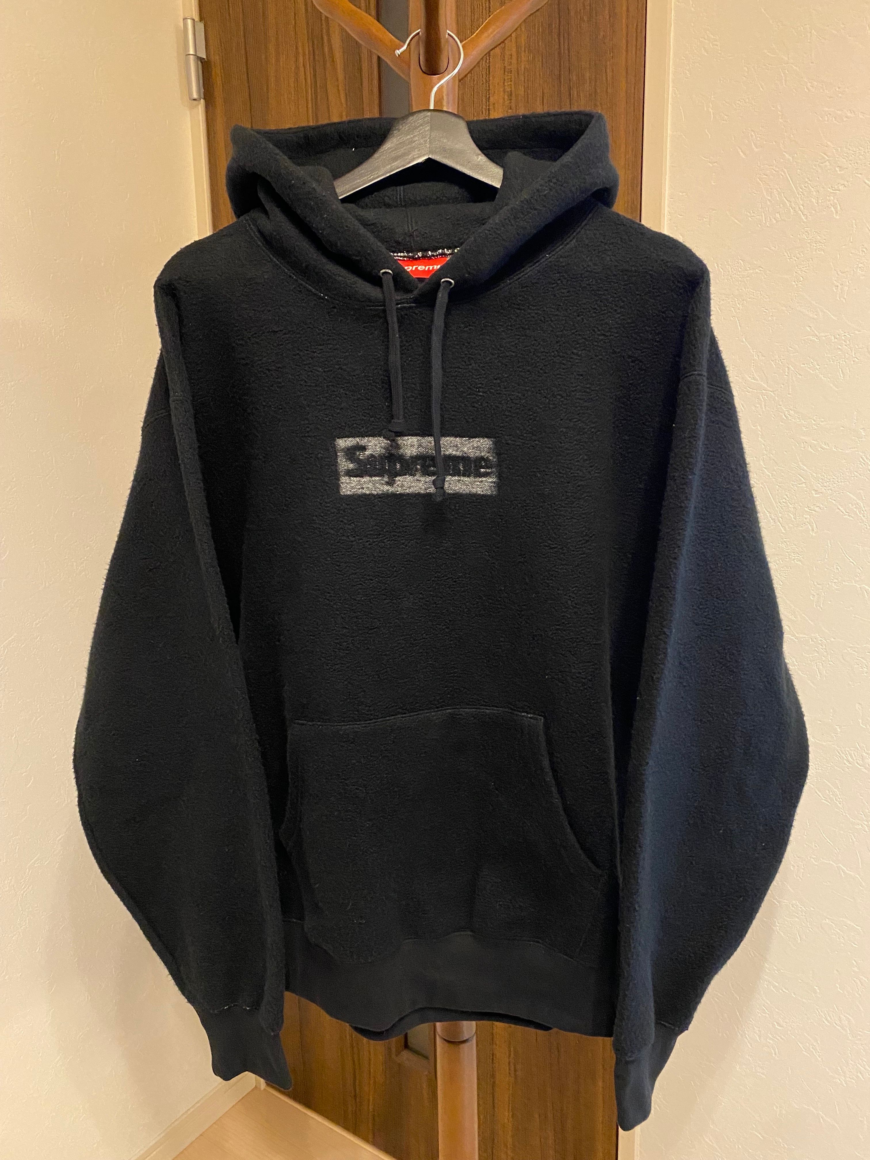 Supreme Inside Out Box Logo Hooded Sweatshirt "Black"
