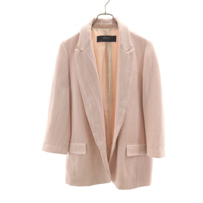 ZARA BASIC ザラベーシック テーラードジャケット M ピンク