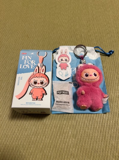 POP MART THE MONSTERS (LABUBU) Pin for Love Series-Vinyl Plush Pendant (N-Z) Q
