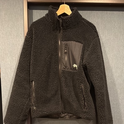 Stussy Sherpa Reversible Jacket "Black"