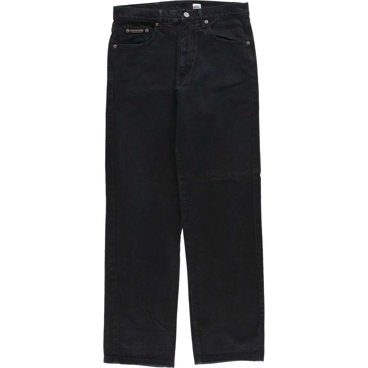 古着 90~00年代 カルバンクライン Calvin klein JEANS ブラックデニム テーパードデニムパンツ USA製 レディースL(w30)相当 ヴィンテージ/eaa626449