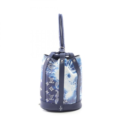 ルイ・ヴィトン LOUIS VUITTON ランドネPM ショルダーバッグ バッグ レザー モノグラム・バンダナ レディース ブルー系 M20562 【中古】