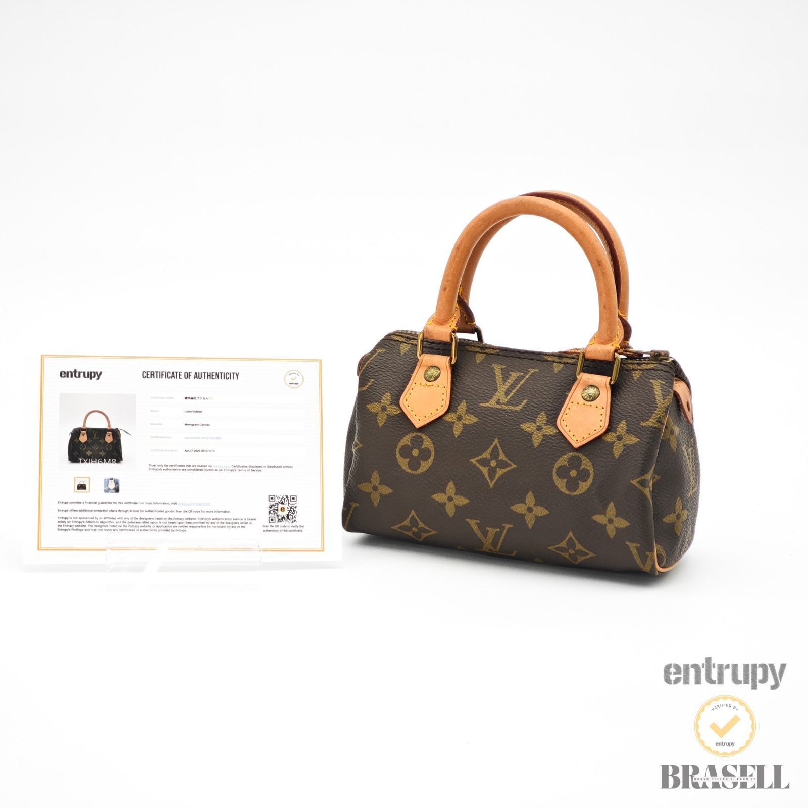 LOUIS VUITTON ルイ・ヴィトン ミニスピーディ Monogram ミニスピーディ M41534 ハンドバッグ Monogram Canvas Brown レディース