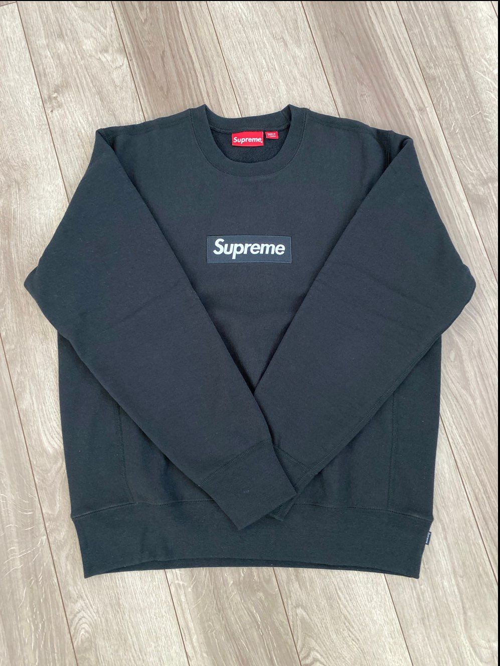 Supreme Box Logo Crewneck Sweatshirt "Black" (18FW)