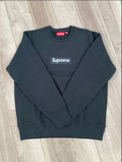 Supreme Box Logo Crewneck Sweatshirt "Black" (18FW)