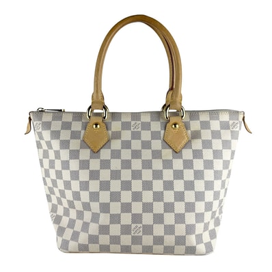 ルイ ヴィトン LOUIS VUITTON ハンドバッグ ダミエ アズール サレヤPM ダミエアズールキャンバス アイボリー レディース N51186【中古】 z10044
