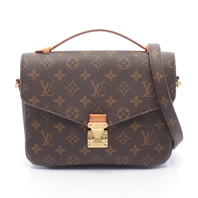 ルイ・ヴィトン LOUIS VUITTON ポシェット メティス MM モノグラム 2WAY ハンドバッグ バッグ PVCコーティングキャンバス レザー モノグラム レディース ブラウン系 M44875 【中古】