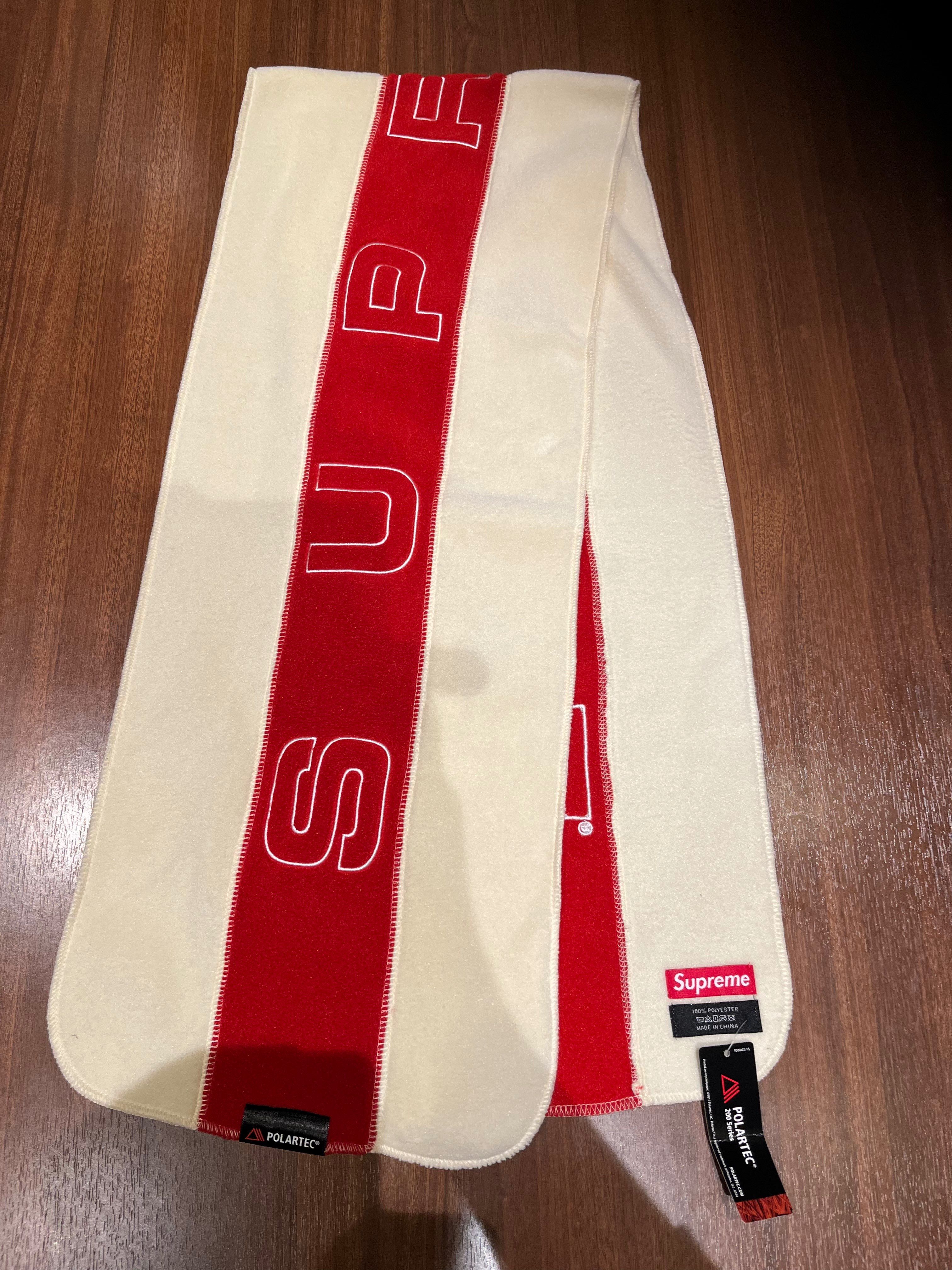 supreme POLA TEC フリース マフラー