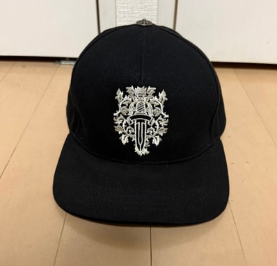 Chrome Hearts Baseball Denim Cap Dogger "Black/White"