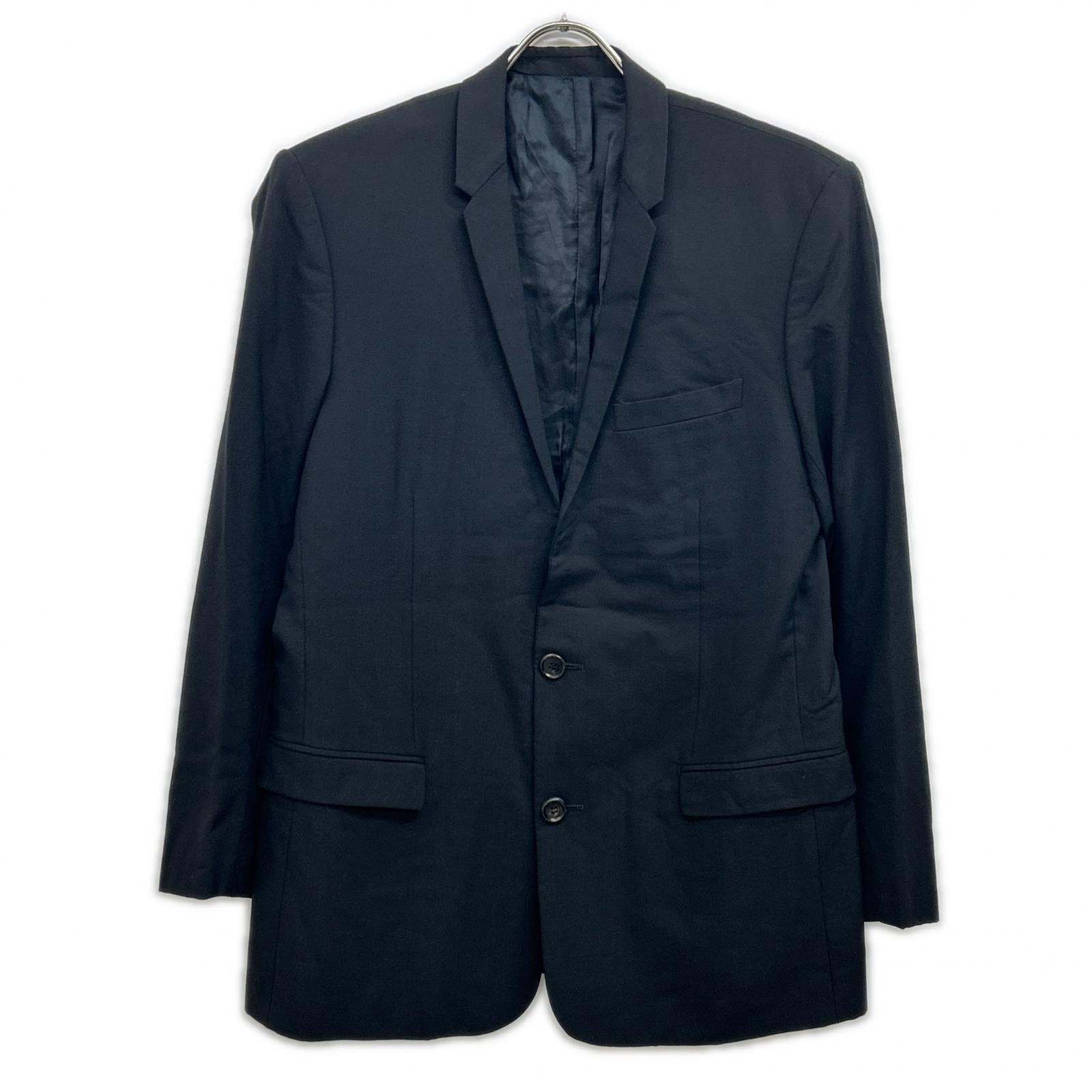 ディオールオム クラシックナローラペルテーラードジャケット ブラック 233C762A1800 48