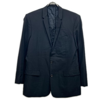 ディオールオム クラシックナローラペルテーラードジャケット ブラック 233C762A1800 48