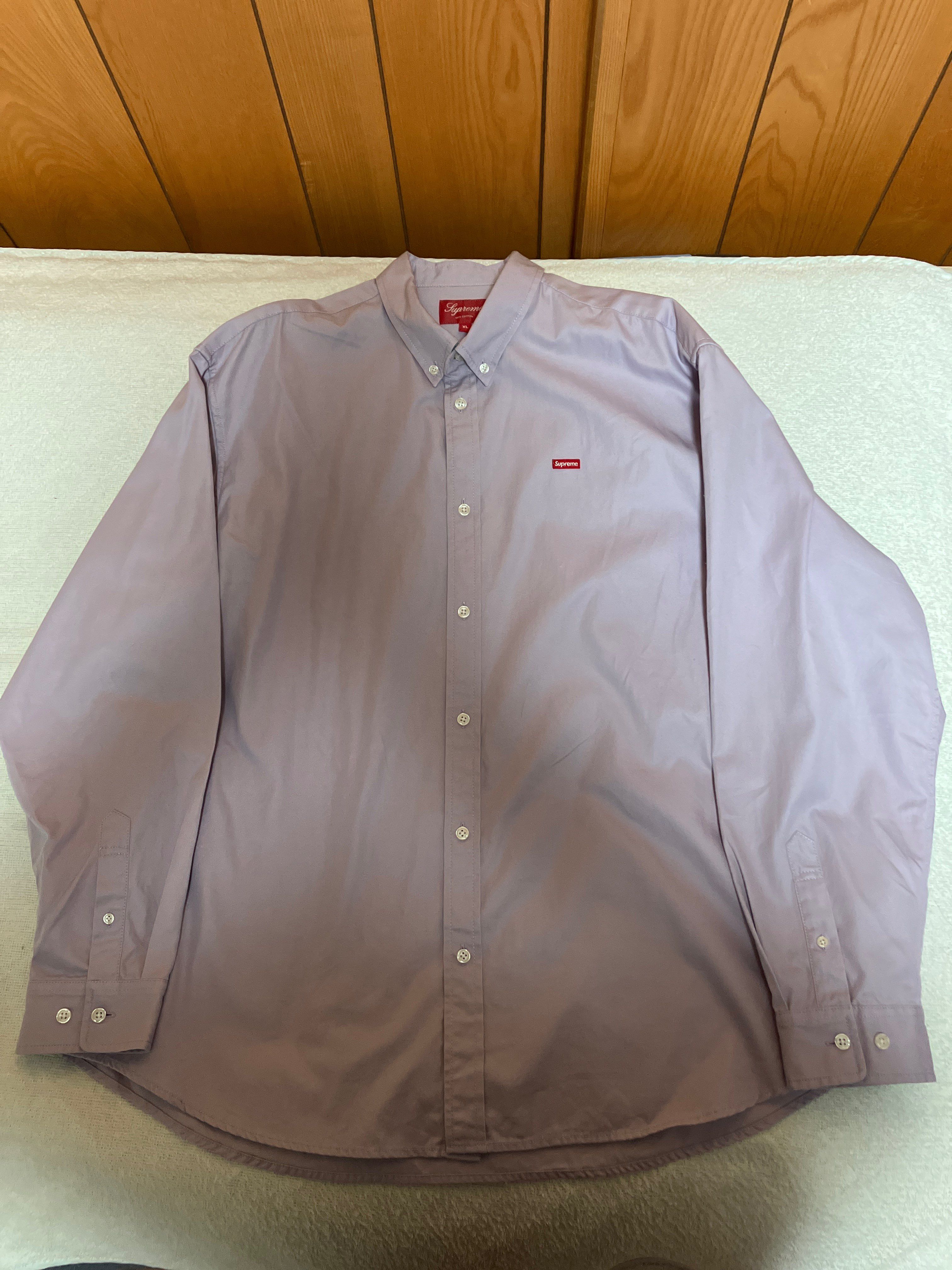 Supreme Small Box Shirt "Lavender" (22SS)