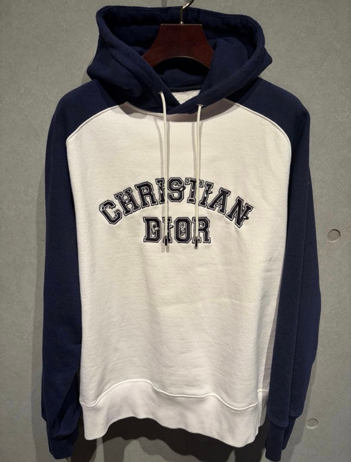 Dior x KENNY SCHARF Pullover Sweat Hoodie "White/Navy"