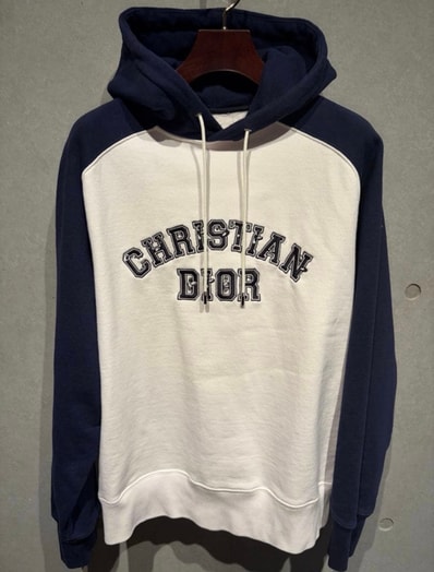 Dior x KENNY SCHARF Pullover Sweat Hoodie "White/Navy"